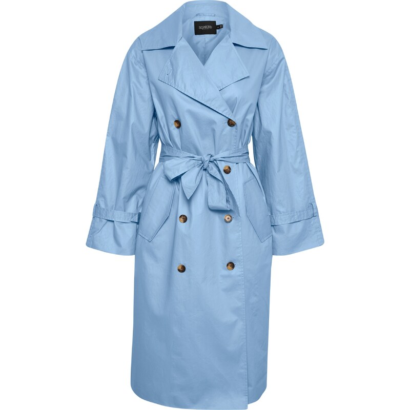 SOAKED IN LUXURY Prechodný kabát svetlomodrá 54239221