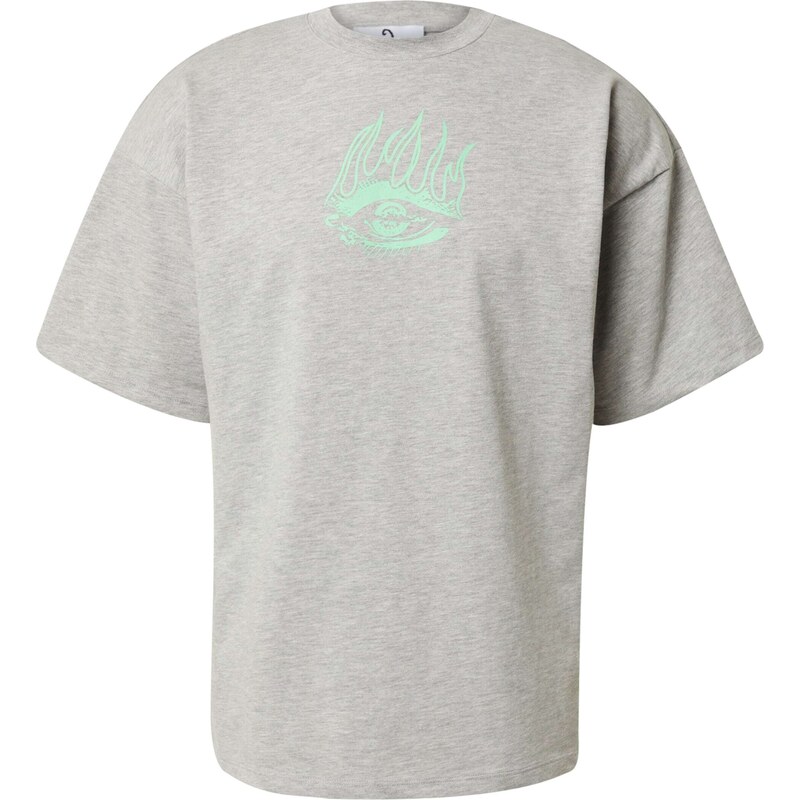 VIERVIER Tričko Selin sivá melírovaná / mätová 63144089