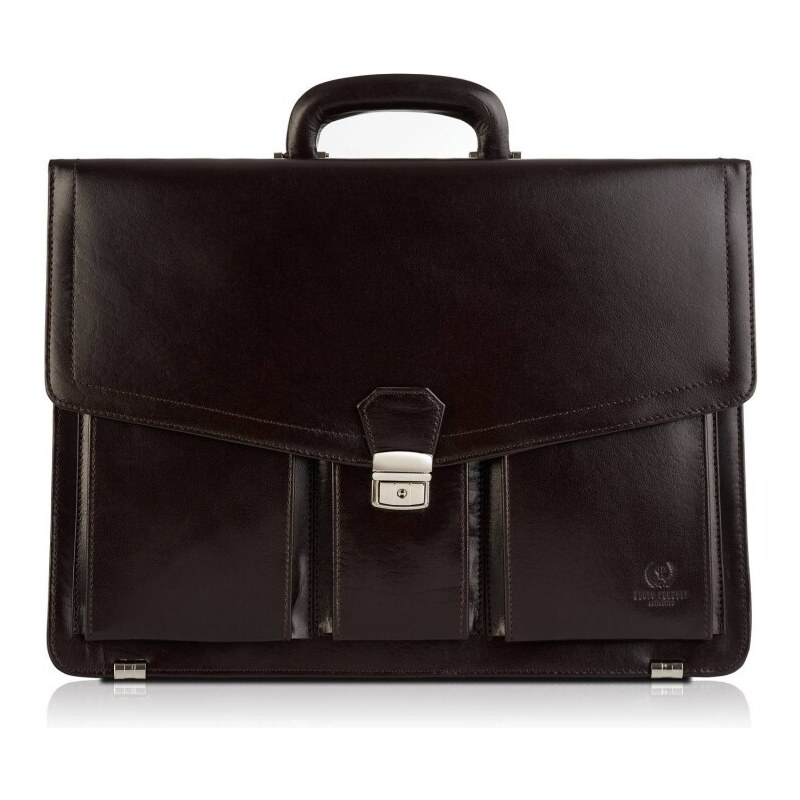 Kožená pánská taška/aktovka Paolo Peruzzi T-80 Shine 42153617