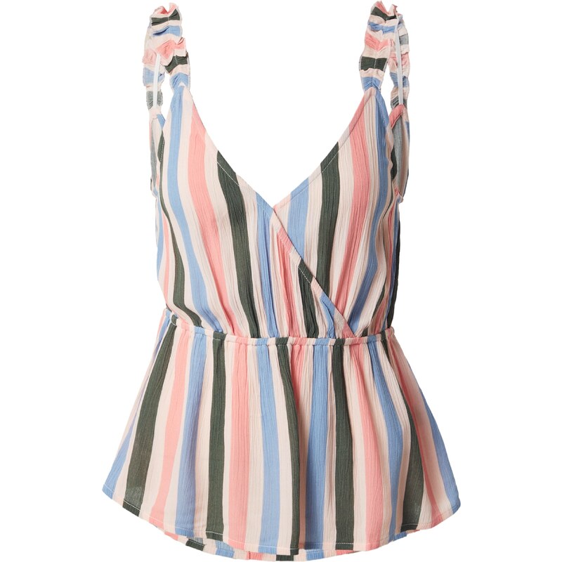 ABOUT YOU Top Sigrun svetlomodrá / zelená / marhuľová / pastelovo 42193817