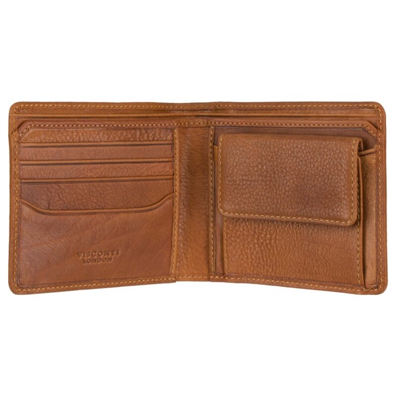 Značková tenká pánska kožená peňaženka - Visconti (GPPN352)