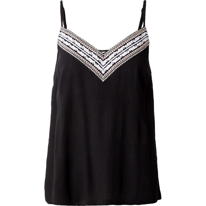 ABOUT YOU Top Christin pastelovo ružová / čierna / biela 54249449