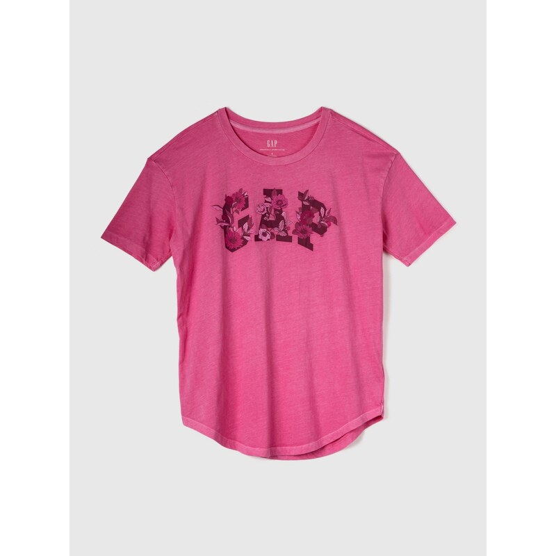 GAP Dámske Tričko s květinovým logom 540598-00 66268168