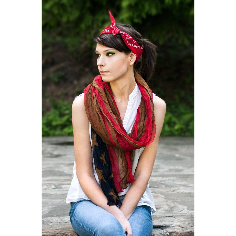 Bavlnená šatka Art Of Polo 13014 Classic Rebel 57441166