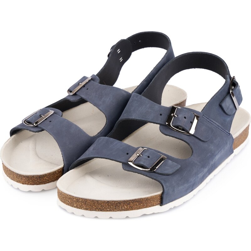Vlnka Pánske korkové sandále Štefan modrá veľkosti obuvi - dospelí 42 42185606