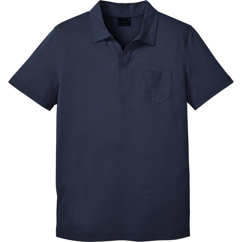bonprix Polo tričko, krátky rukáv, farba modrá 50747732