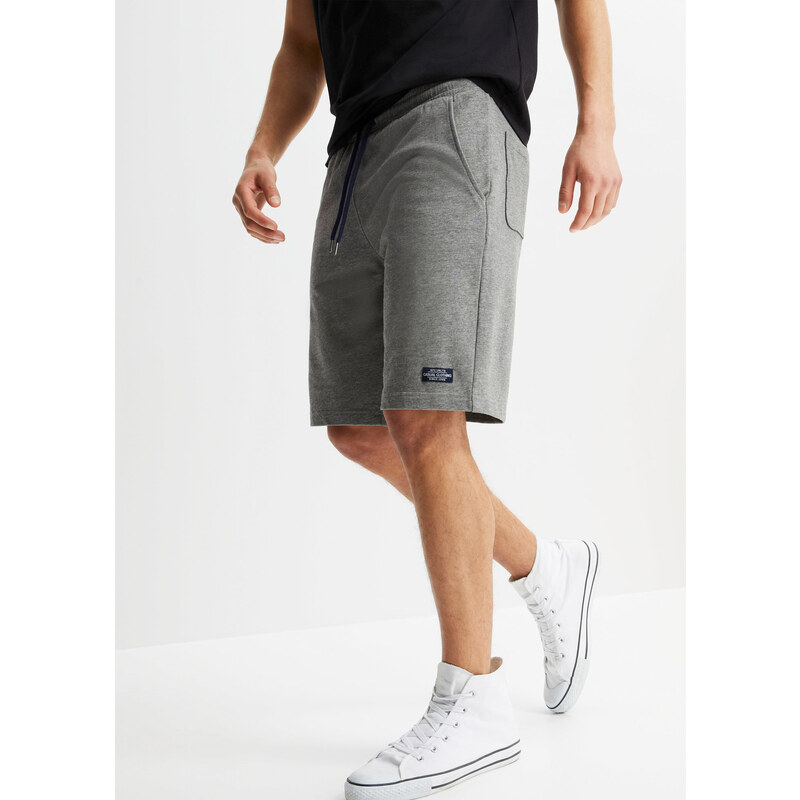 bonprix Teplákové bermudy (2 ks v balení), farba modrá 46385864