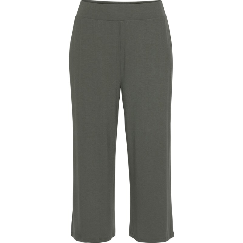 LASCANA Pyžamové nohavice tmavozelená 55647390