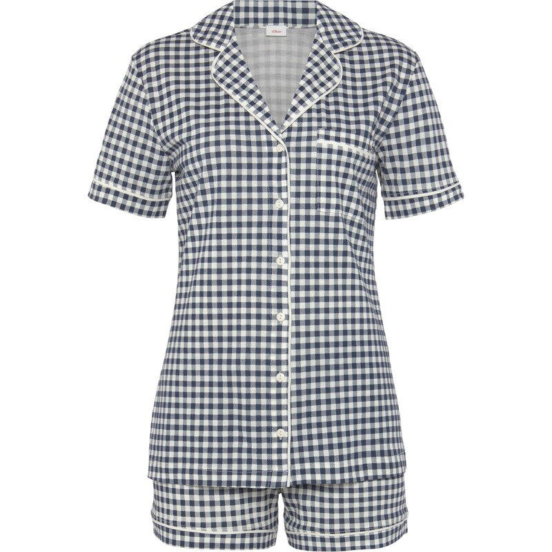 s.Oliver Kraťasy námornícka modrá / biela 54249240