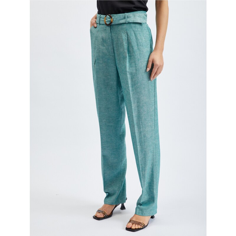 Nohavice pre ženy ORSAY - zelená 66036247