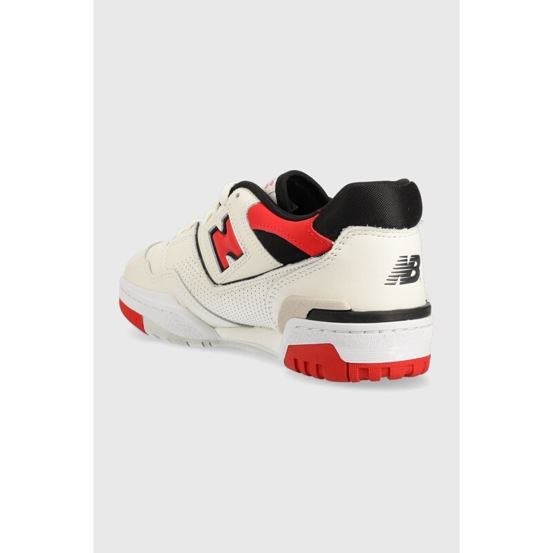 Kožené tenisky New Balance BB550VTB béžová farba