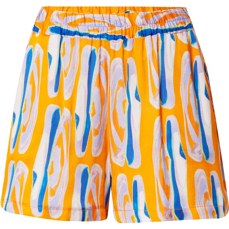 FRNCH PARIS Nohavice ALOE kráľovská modrá / orgovánová / mandarínková 42584942