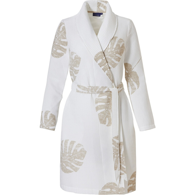 Dámsky župan 70231-146-0 béžová-potlač - Pastunette 42209769