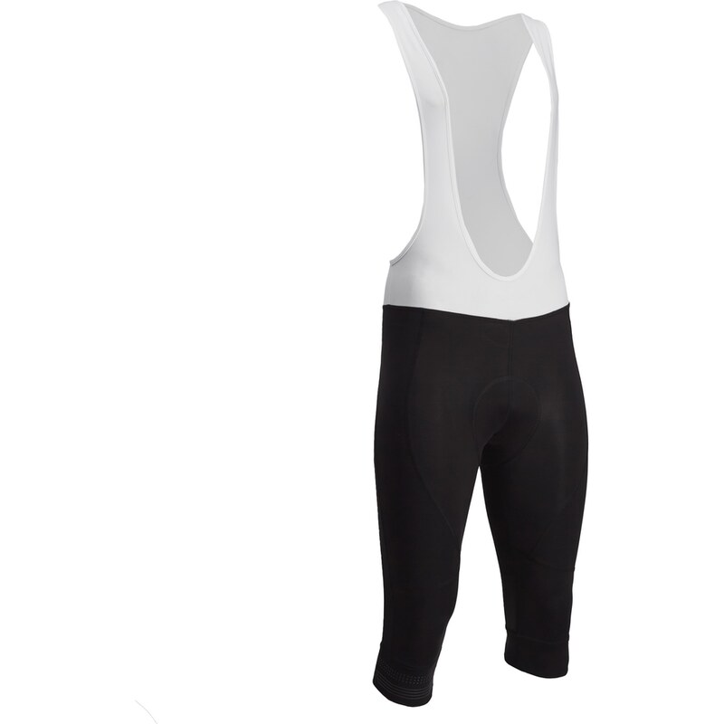 Pánske 3/4 cyklo nohavice Silvini Alvo Bib čierna/biela 43243749