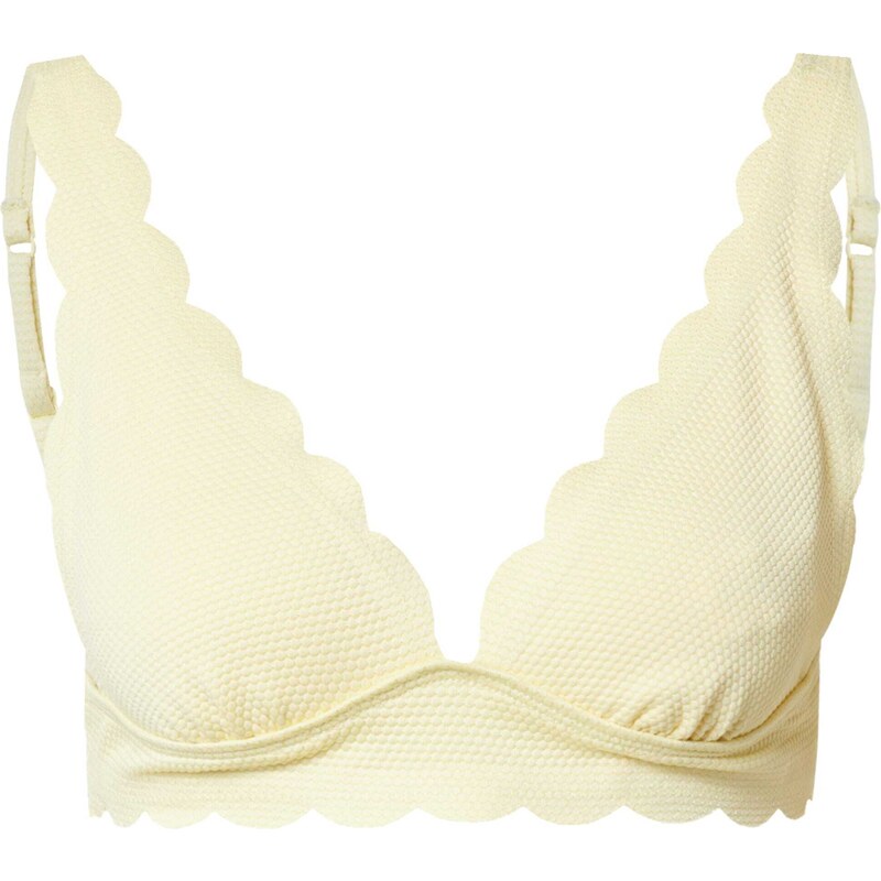 Hunkemöller Podprsenka Scallop pastelovo žltá 42585304