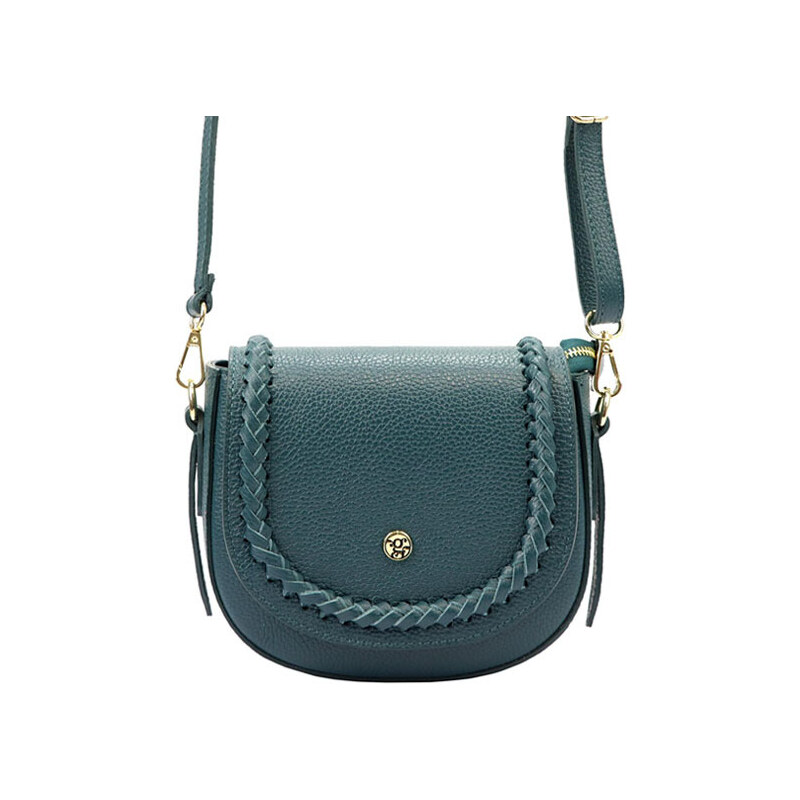 Petrolejová elegantná crossbody kabelka Gregorio L1703 42649531