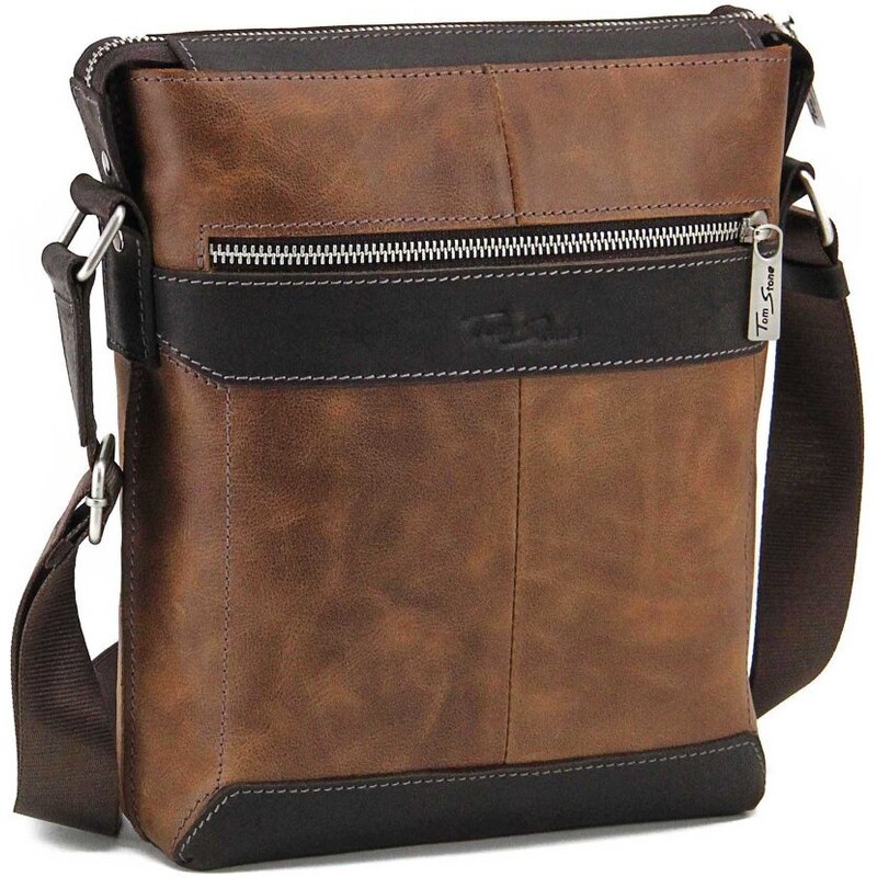 Tome Stone Kožená taška cez rameno Forgy-R 42716683