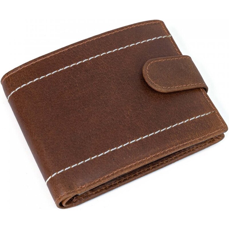 Hnedá pánska peňaženka Valmio Pelle Classic V6