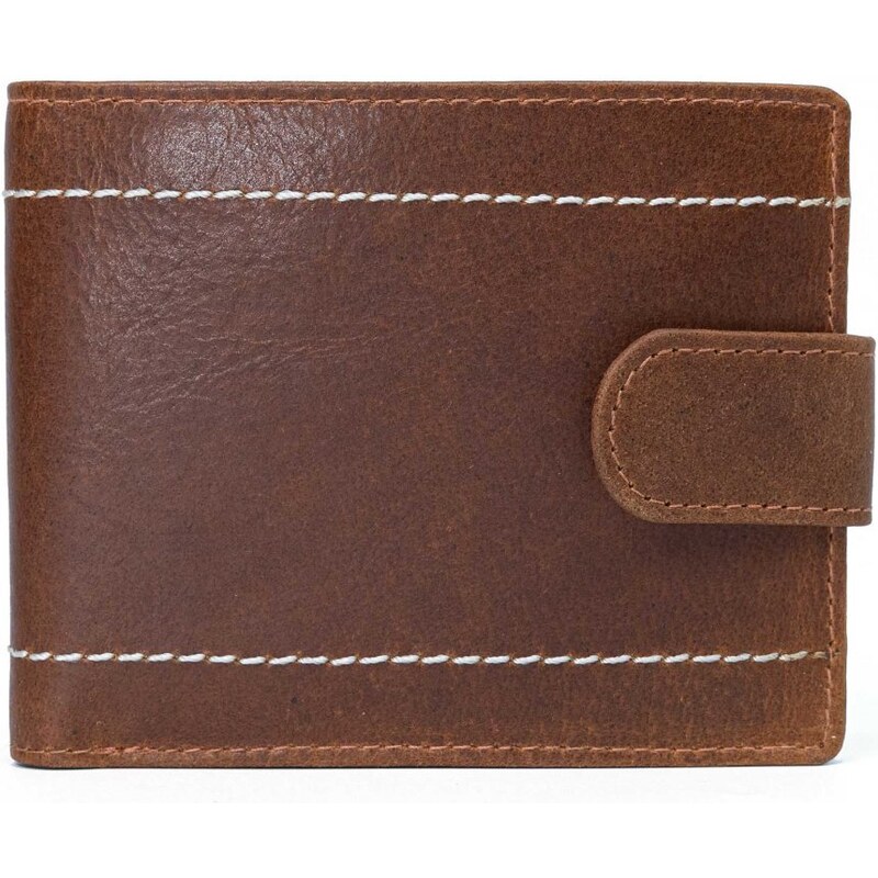 Hnedá pánska peňaženka Valmio Pelle Classic V6