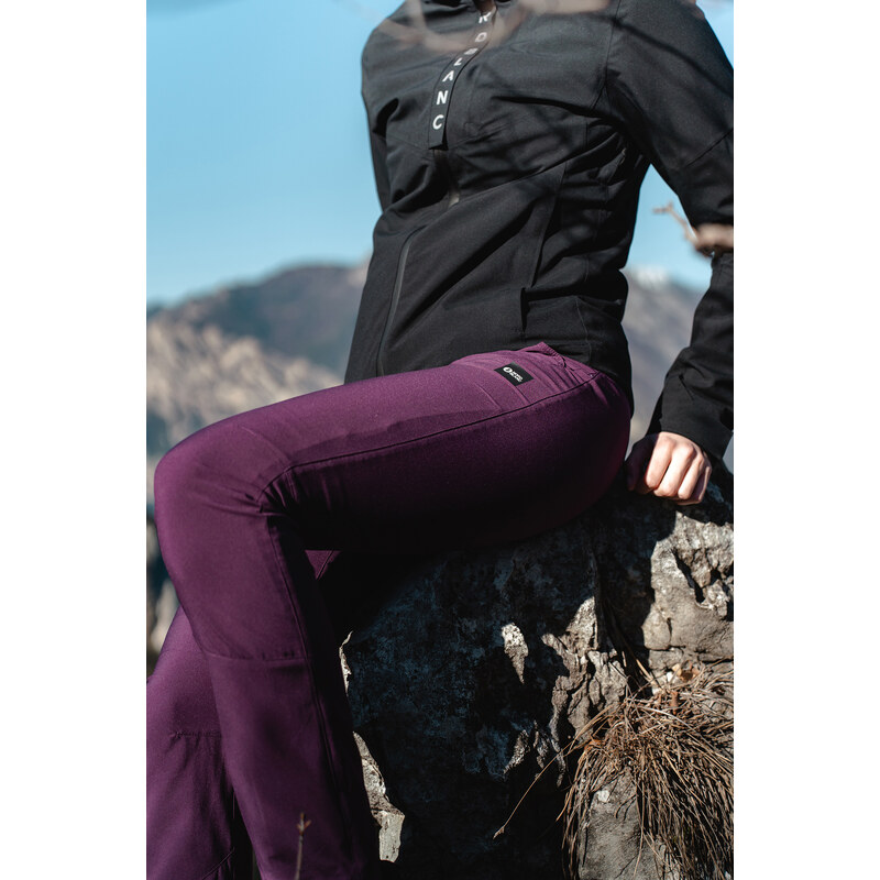 Nordblanc Fialové dámske ľahké outdoorové nohavice MANEUVER