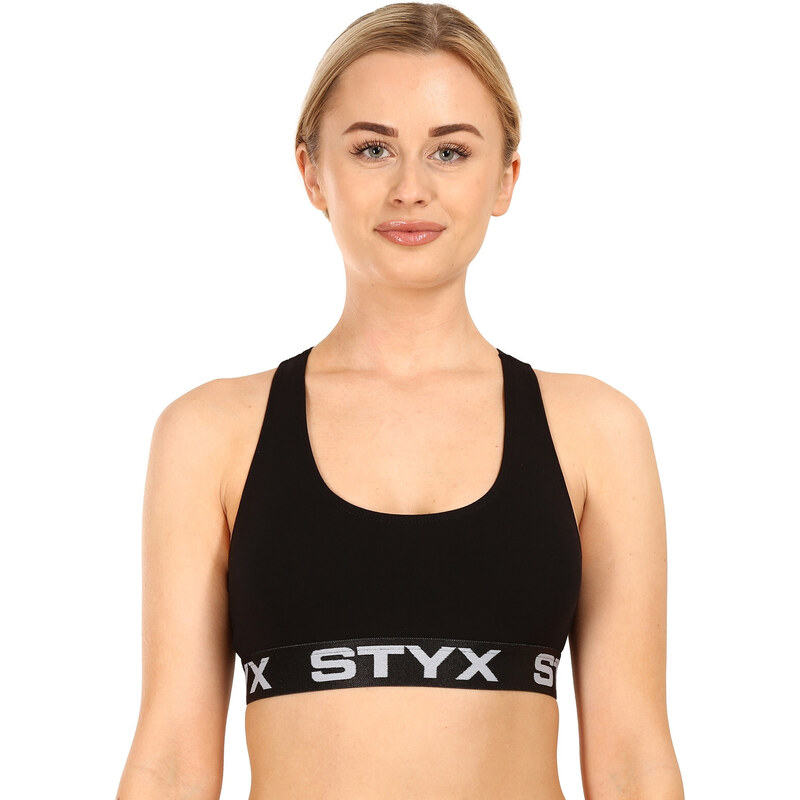 Dámska podprsenka Styx šport čierna (IP960) 27940349