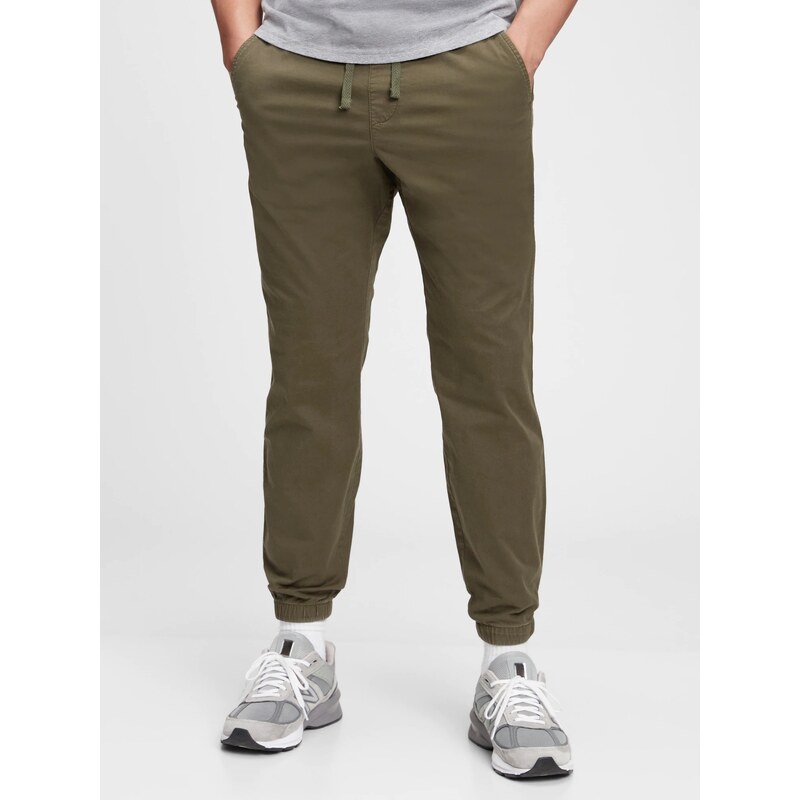 Pánske nohavice slim canvas joggers GapFlex GAP 496157-01 66268818