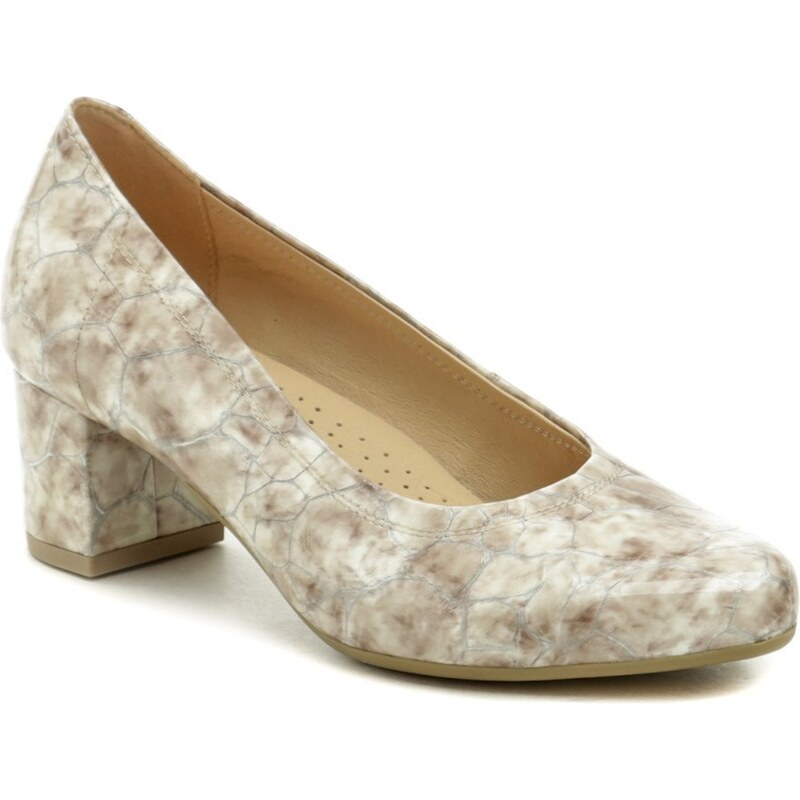 Arno Pulso AF-713V béžová mramor dámske nadmerné lodičky 42695897