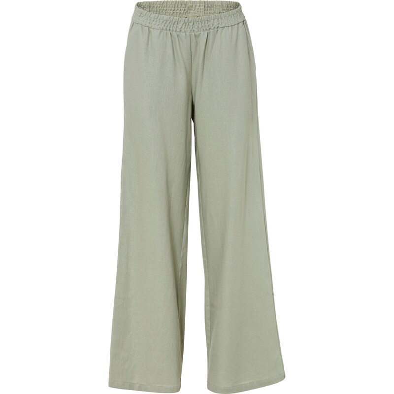 bonprix Palazzo nohavice z plátna, farba zelená 44954086