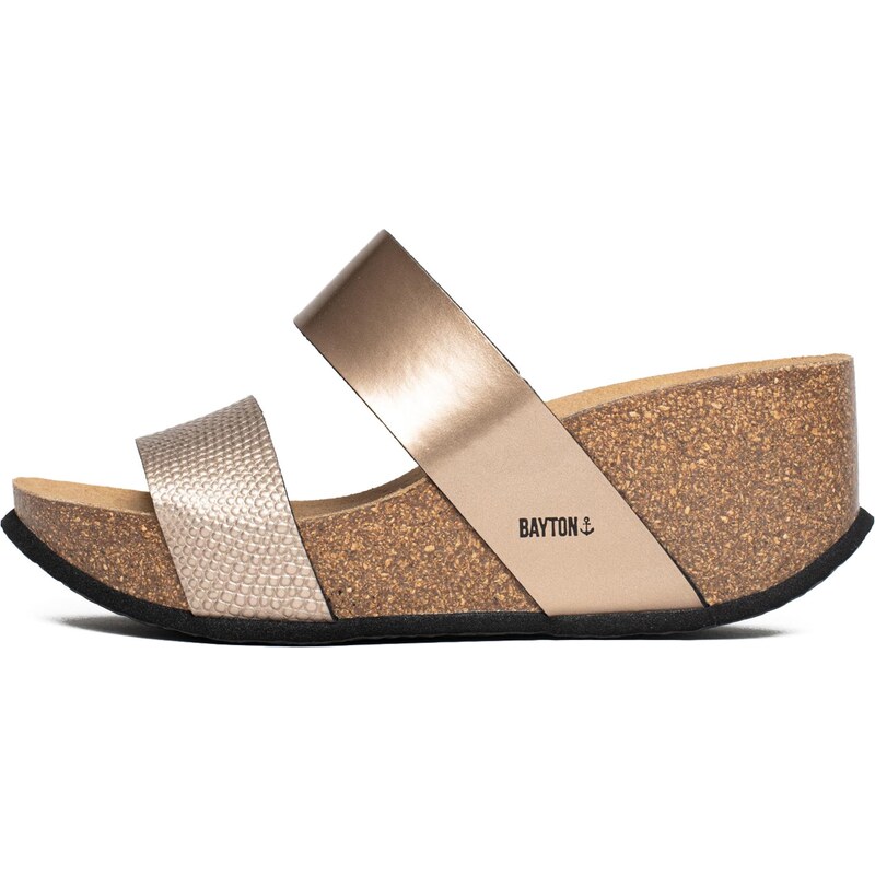 Bayton Šľapky Philomene svetlohnedá / čierna 54243875