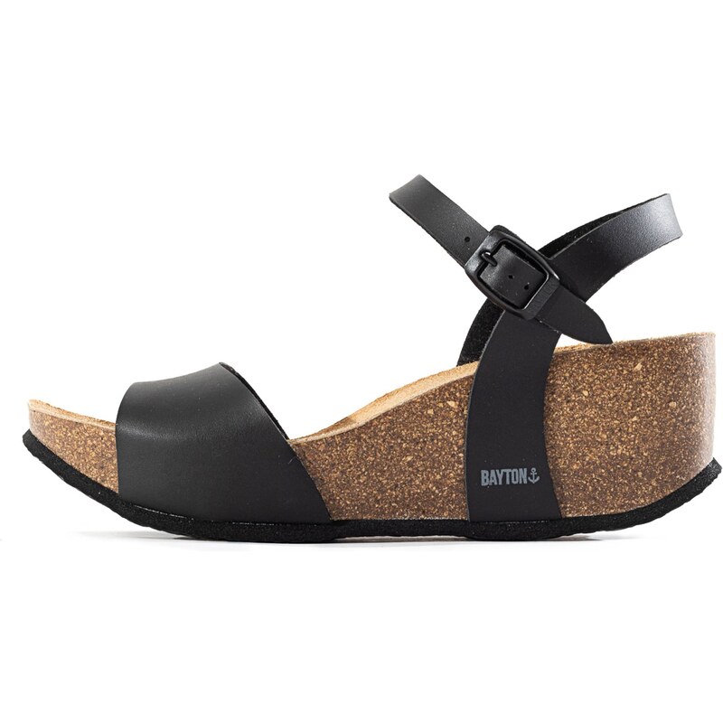 Bayton Sandále Maya sivá / čierna 63143620