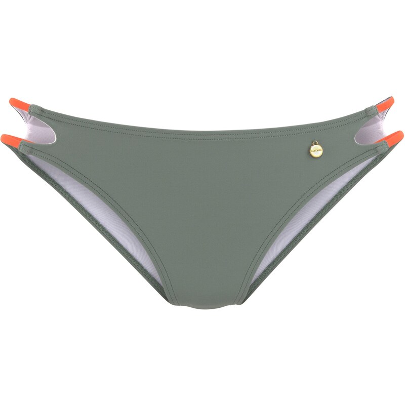 LASCANA Bikinové nohavičky olivová / oranžová 54249947