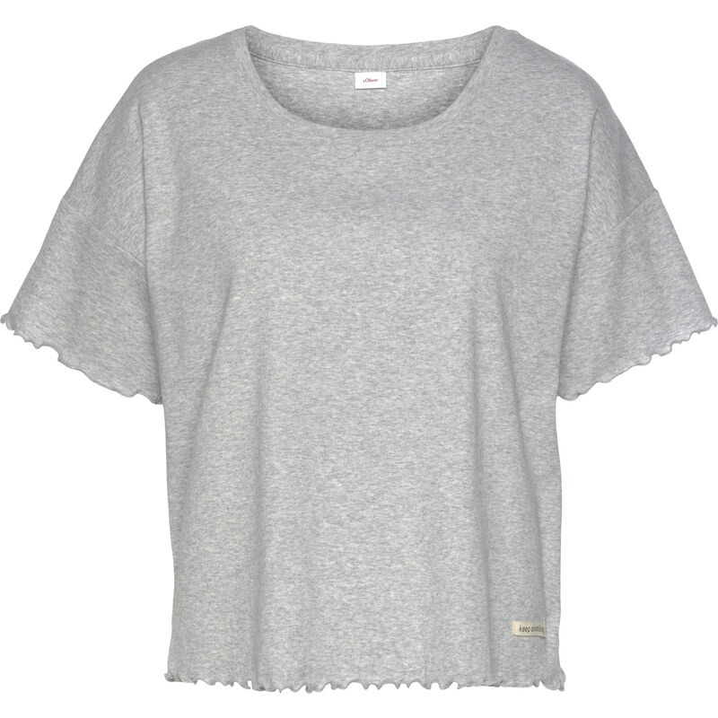 s.Oliver Tričko Babylock sivá melírovaná 63144127