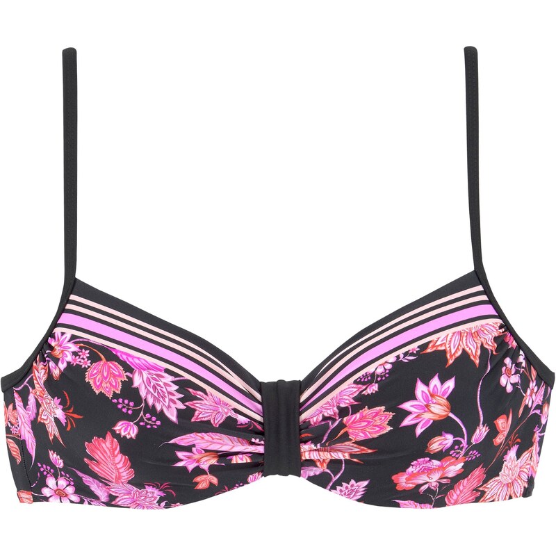 LASCANA Bikinový top fialová / oranžová / ružová / čierna 54247886