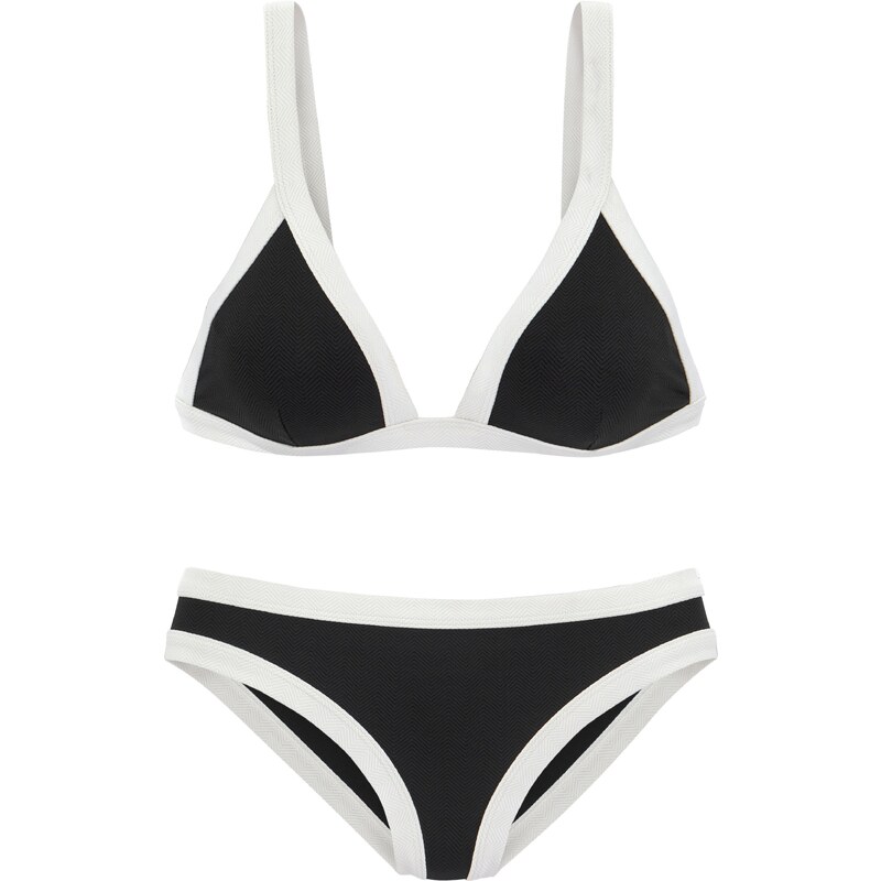 VENICE BEACH Športové bikiny čierna / biela 54248346