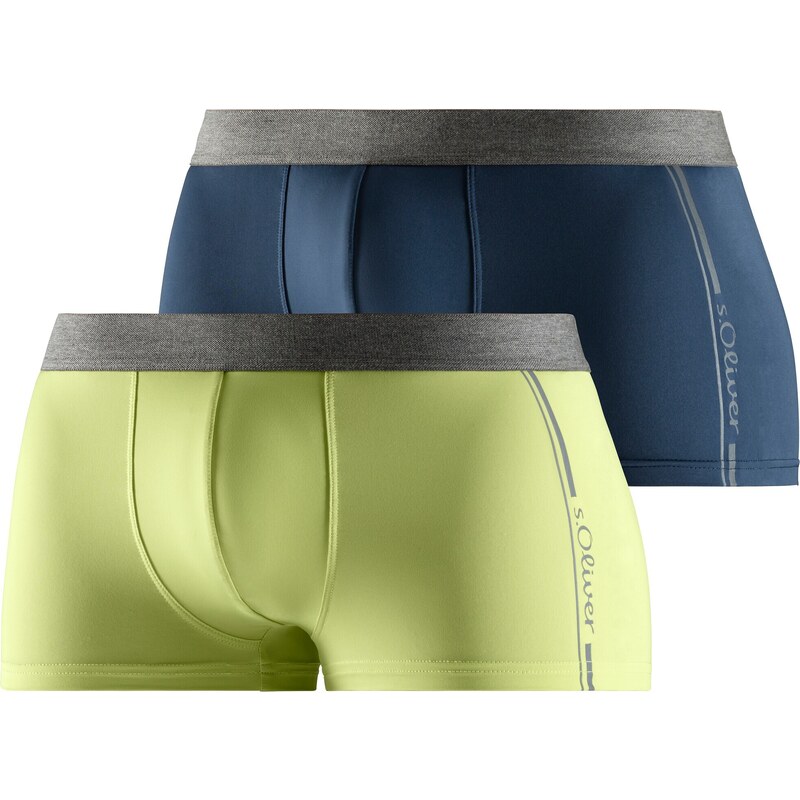 s.Oliver Boxerky sivá / limetová / petrolejová 54249715