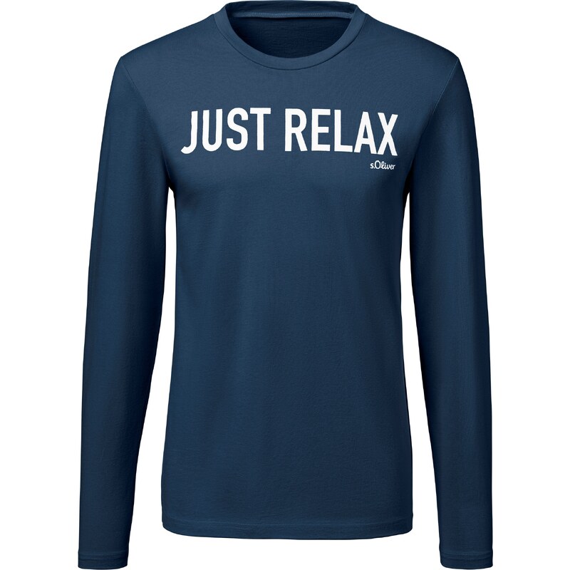 s.Oliver Tričko námornícka modrá / biela 54247041