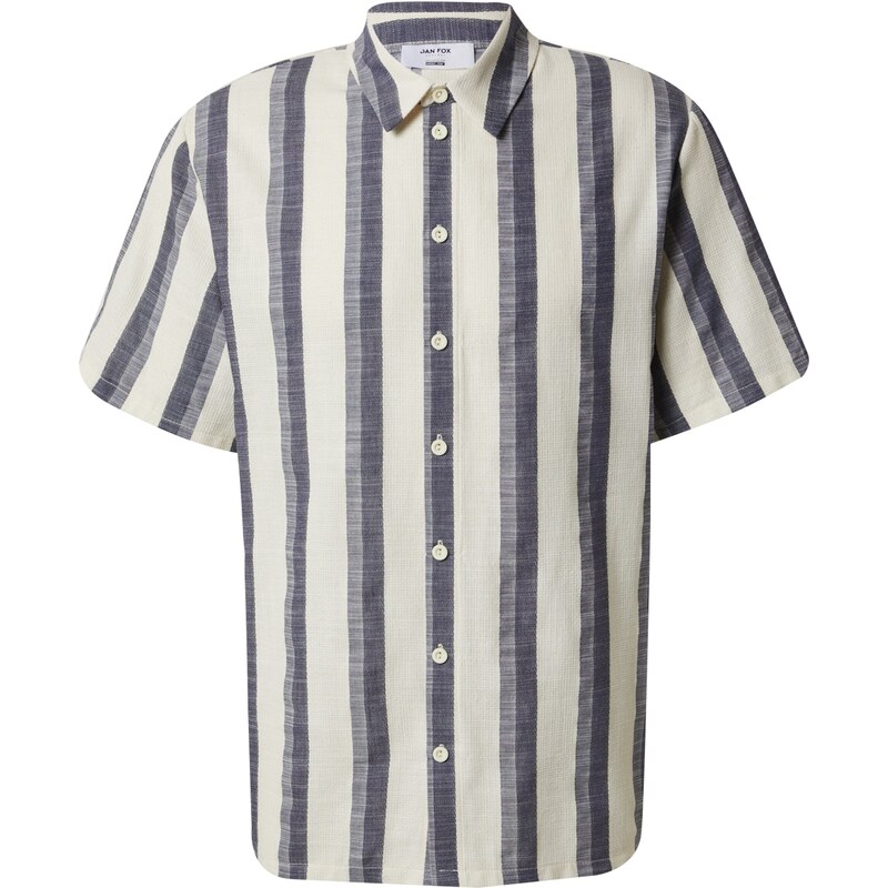 DAN FOX APPAREL Košeľa Anthony sivá / šedobiela 42752877