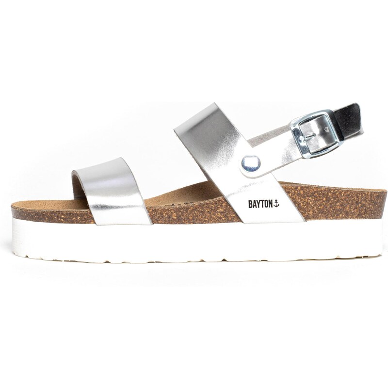 Bayton Sandále Gladstone strieborná 54233628