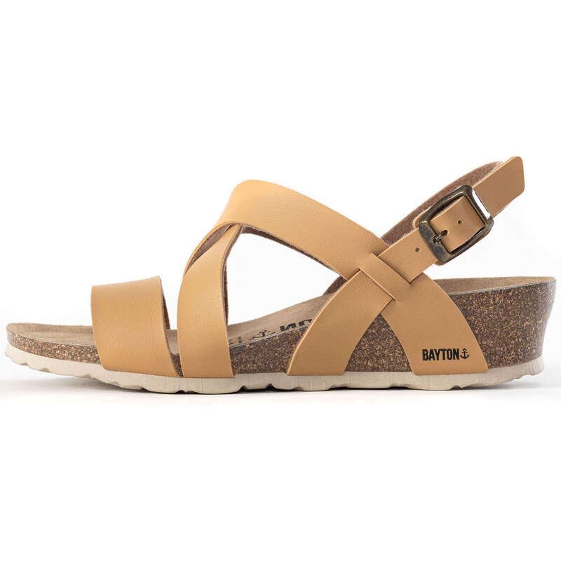 Bayton Sandále Berga farba ťavej srsti 54233778