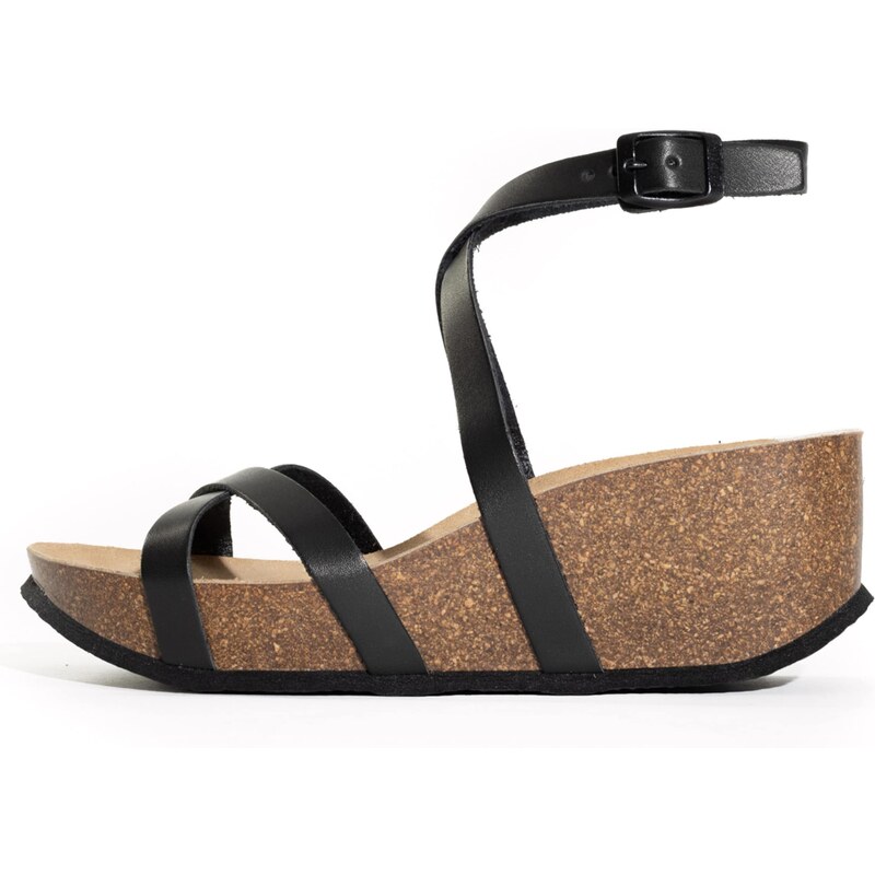 Bayton Remienkové sandále Asteria čierna 54233729