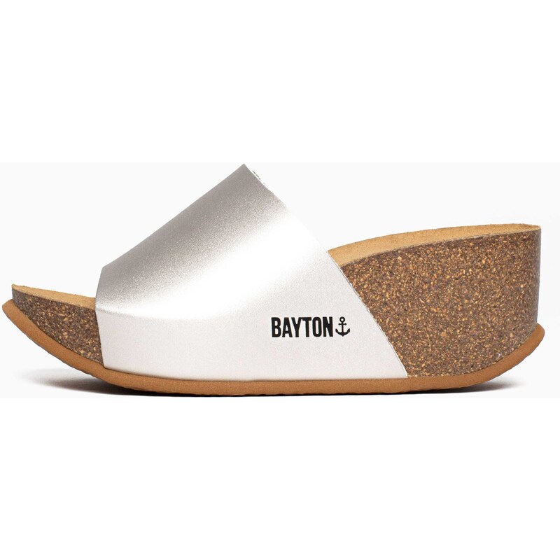 Bayton Šľapky Fuerte strieborná 62239493