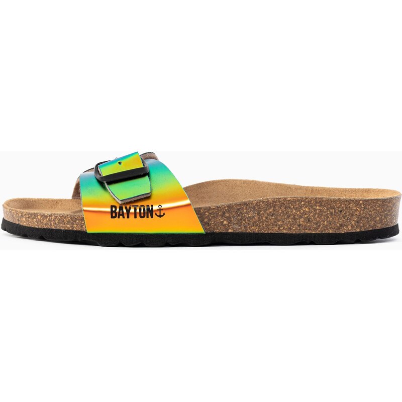 Bayton Šľapky zelená / oranžová 54245524