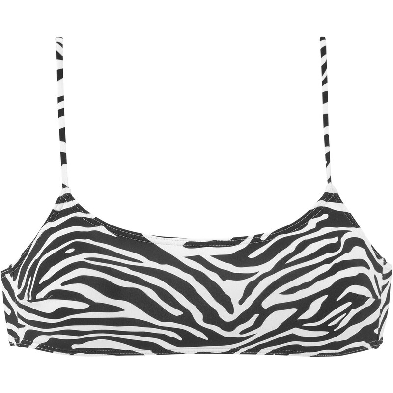 VENICE BEACH Bikinový top čierna / biela 54247465