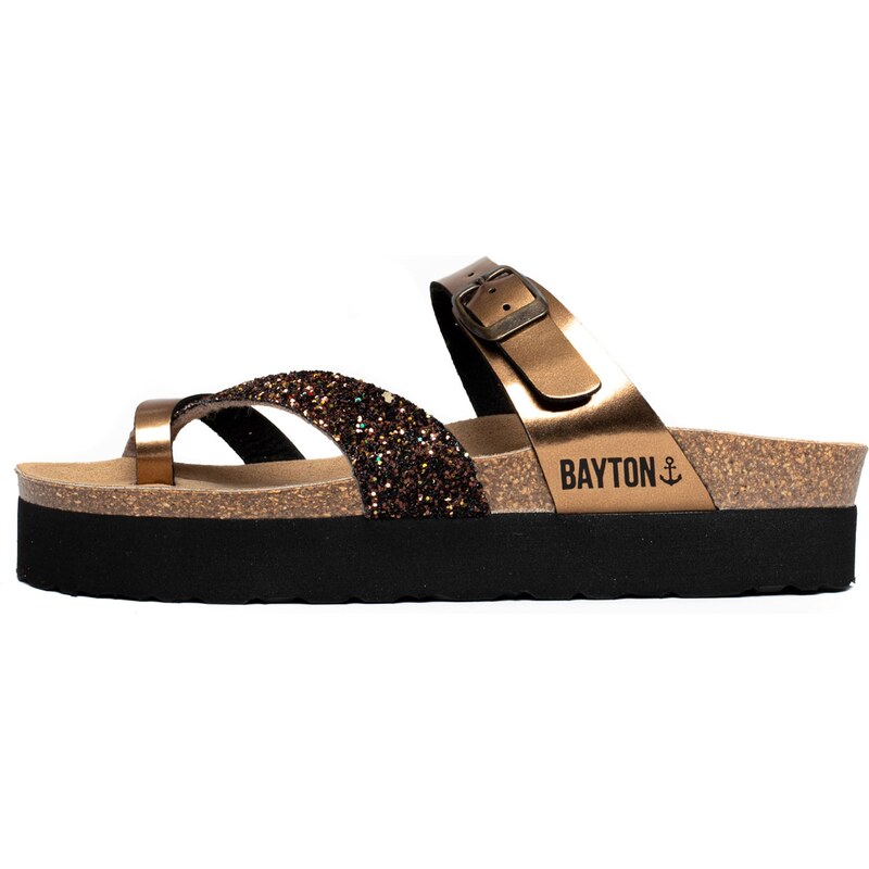 Bayton Žabky Andromac svetlohnedá / tmavohnedá 54248580