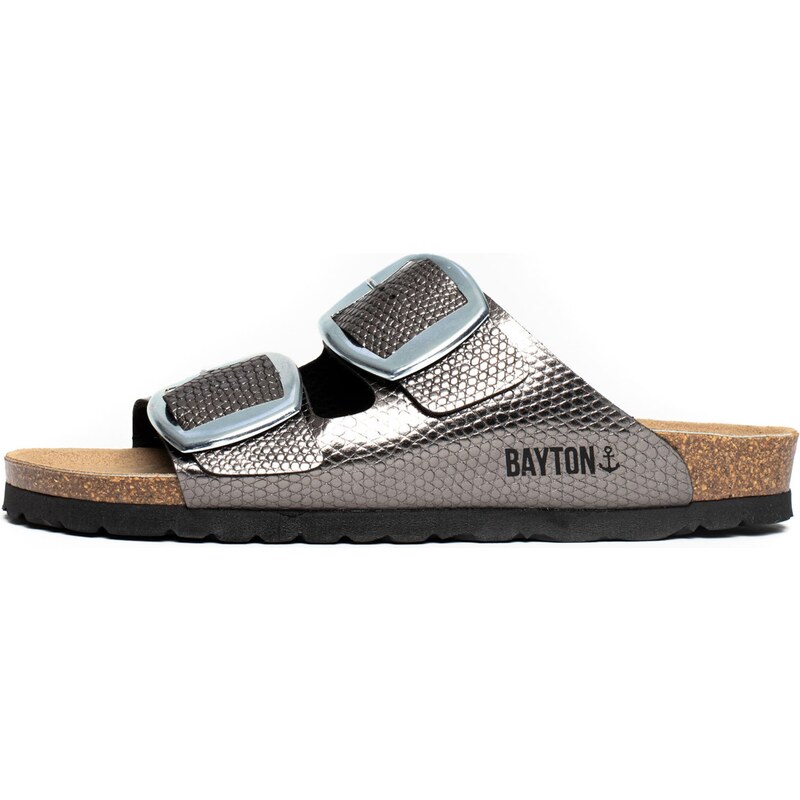 Bayton Šľapky Alicante sivá / čierna 54248588