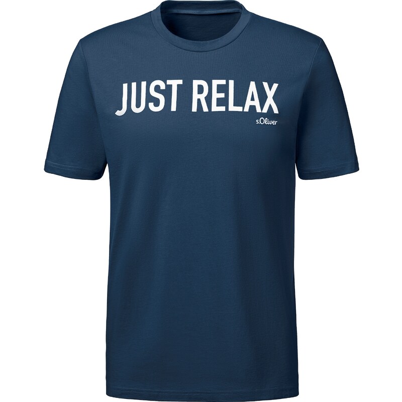 s.Oliver Tričko námornícka modrá / biela 54249684