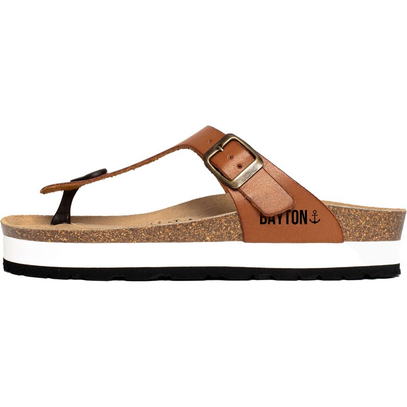 Bayton Šľapky Asturias hnedá / čierna / biela 54243066