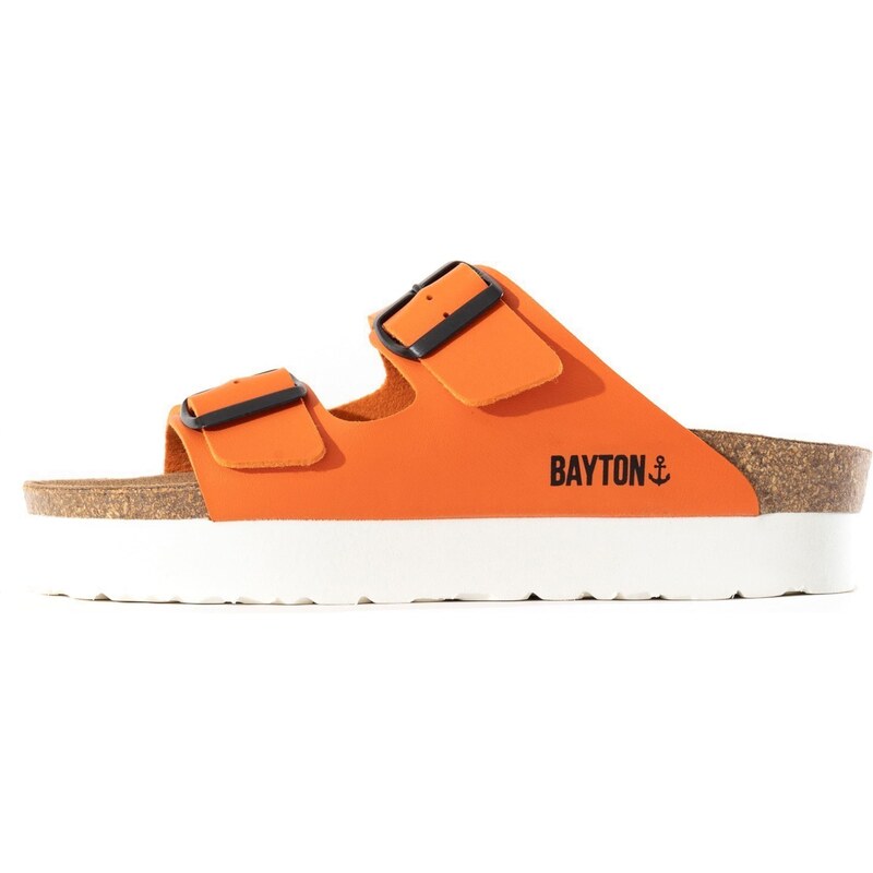 Bayton Šľapky Japet oranžová / čierna 54233609