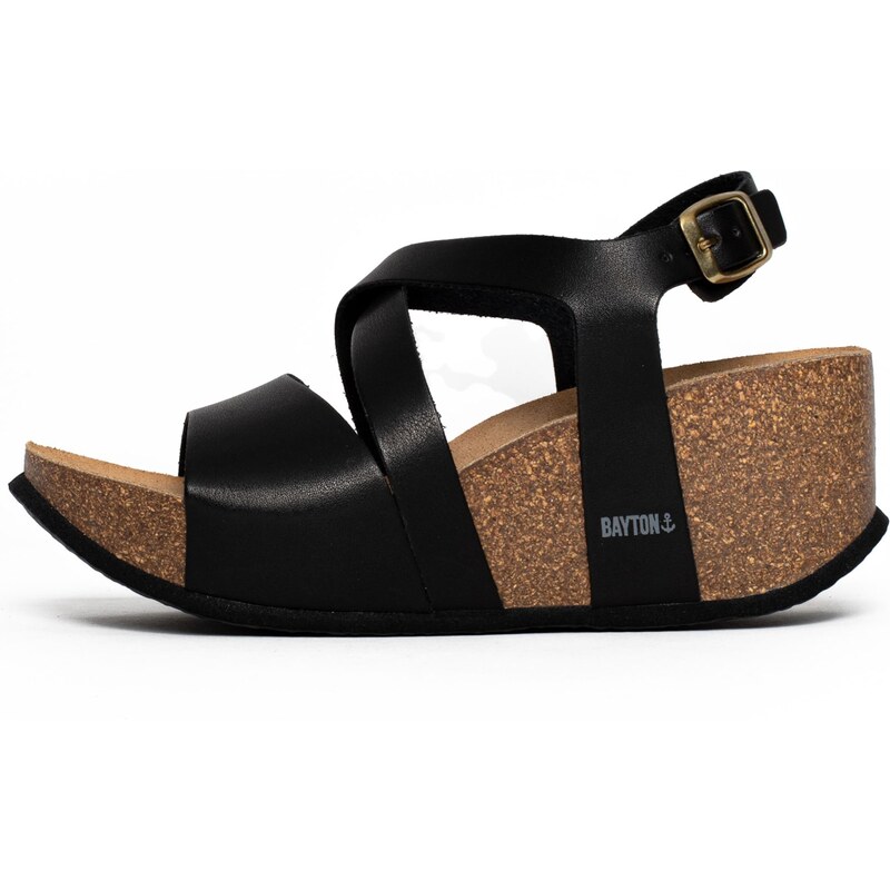 Bayton Sandále Malaga čierna 54233657