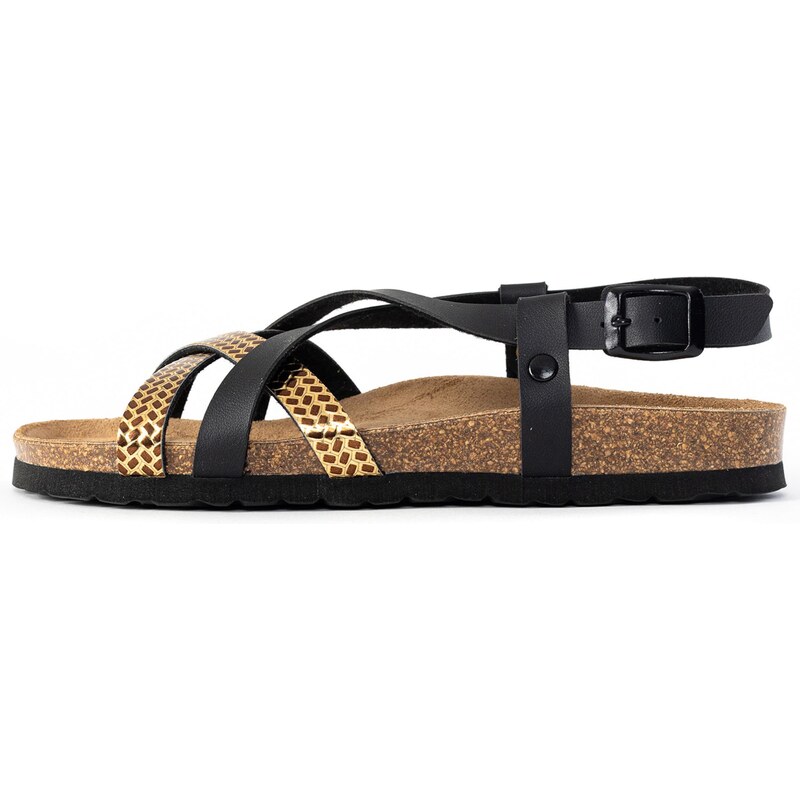 Bayton Sandále Kari hnedá / zlatá / čierna 54233661